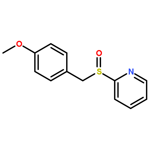 Pyridine, 2-[[(4-methoxyphenyl)methyl]sulfinyl]-