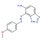 1H-BENZOTRIAZOL-5-AMINE, 4-[(4-METHOXYPHENYL)AZO]-