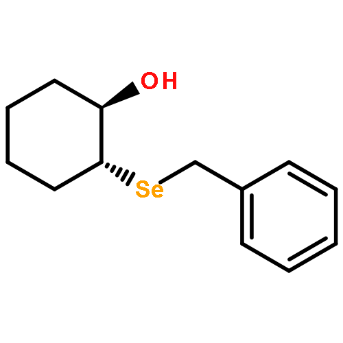 Cyclohexanol, 2-[(phenylmethyl)seleno]-, (1R,2R)-rel-