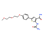 3-Thiophenecarboxamide,2-[(aminocarbonyl)amino]-5-[4-[2-(2-methoxyethoxy)ethoxy]phenyl]-