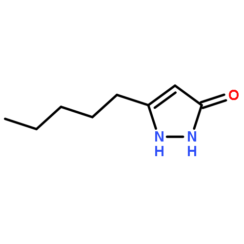 3H-Pyrazol-3-one, 1,2-dihydro-5-pentyl-