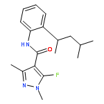 5-fluoro-1,3-dimethyl-N-[2-(4-methylpentan-2-yl)phenyl]-1H-pyrazole-4-carboxamide