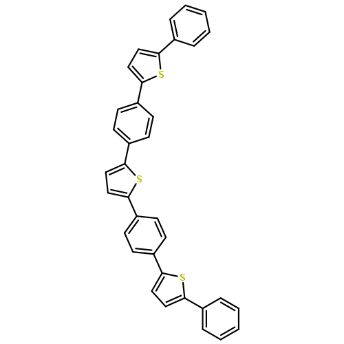 Thiophene, 2,5-bis[4-(5-phenyl-2-thienyl)phenyl]-