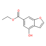 6-Benzofurancarboxylic acid, 4-hydroxy-, ethyl ester