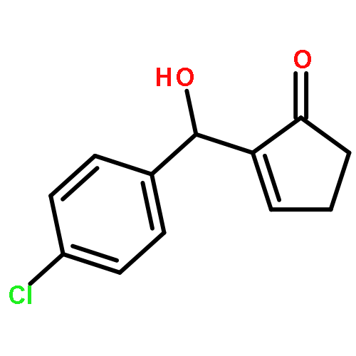 2-Cyclopenten-1-one, 2-[(4-chlorophenyl)hydroxymethyl]-