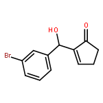 2-Cyclopenten-1-one, 2-[(3-bromophenyl)hydroxymethyl]-