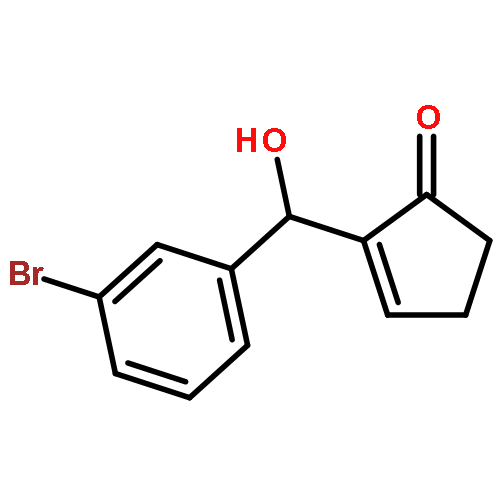 2-Cyclopenten-1-one, 2-[(3-bromophenyl)hydroxymethyl]-