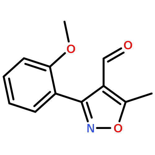 4-Isoxazolecarboxaldehyde, 3-(2-methoxyphenyl)-5-methyl-