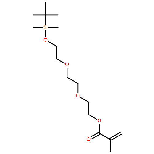 2-Propenoic acid, 2-methyl-,10,10,11,11-tetramethyl-3,6,9-trioxa-10-siladodec-1-yl ester