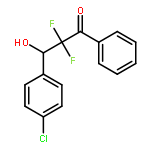 1-Propanone, 3-(4-chlorophenyl)-2,2-difluoro-3-hydroxy-1-phenyl-