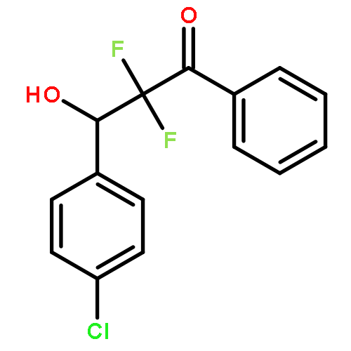 1-Propanone, 3-(4-chlorophenyl)-2,2-difluoro-3-hydroxy-1-phenyl-