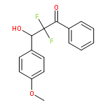 1-Propanone, 2,2-difluoro-3-hydroxy-3-(4-methoxyphenyl)-1-phenyl-