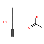 1-Pentyn-3-ol, 3,4,4-trimethyl-, acetate