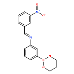 Benzenamine, 3-(1,3,2-dioxaborinan-2-yl)-N-[(3-nitrophenyl)methylene]-