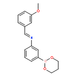 Benzenamine,3-(1,3,2-dioxaborinan-2-yl)-N-[(3-methoxyphenyl)methylene]-