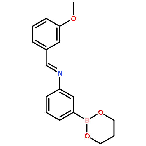 Benzenamine,3-(1,3,2-dioxaborinan-2-yl)-N-[(3-methoxyphenyl)methylene]-