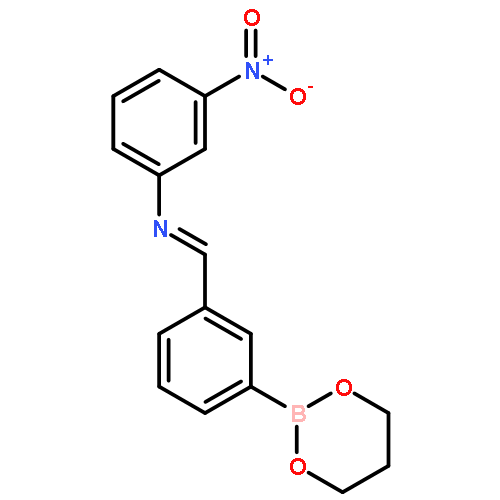 Benzenamine, N-[[3-(1,3,2-dioxaborinan-2-yl)phenyl]methylene]-3-nitro-