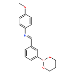 Benzenamine,N-[[3-(1,3,2-dioxaborinan-2-yl)phenyl]methylene]-4-methoxy-