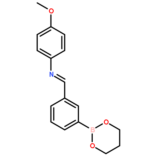 Benzenamine,N-[[3-(1,3,2-dioxaborinan-2-yl)phenyl]methylene]-4-methoxy-