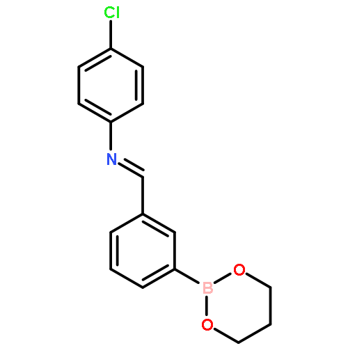 Benzenamine,4-chloro-N-[[3-(1,3,2-dioxaborinan-2-yl)phenyl]methylene]-