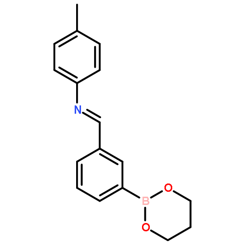 Benzenamine,N-[[3-(1,3,2-dioxaborinan-2-yl)phenyl]methylene]-4-methyl-