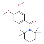 Piperidine, 1-(3,4-dimethoxybenzoyl)-2,2,6,6-tetramethyl-