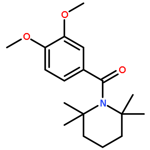 Piperidine, 1-(3,4-dimethoxybenzoyl)-2,2,6,6-tetramethyl-