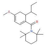 Piperidine,1-[[4-methoxy-6-(1-methylpropyl)-1,3-cyclohexadien-1-yl]carbonyl]-2,2,6,6-tetramethyl-