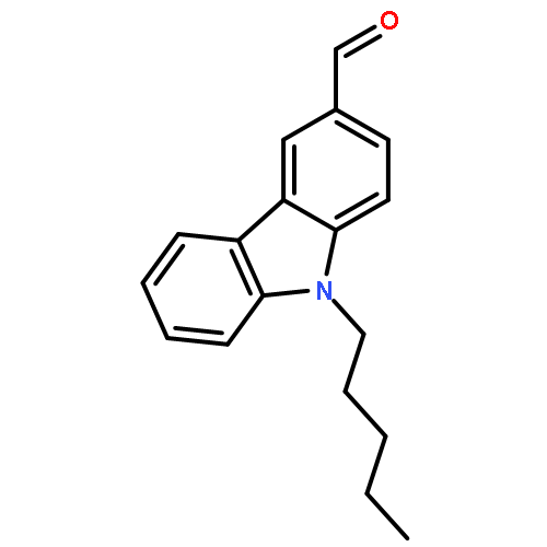 9H-Carbazole-3-carboxaldehyde, 9-pentyl-