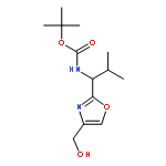 Carbamic acid, [(1S)-1-[4-(hydroxymethyl)-2-oxazolyl]-2-methylpropyl]-,1,1-dimethylethyl ester