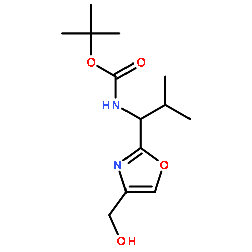 Carbamic acid, [(1S)-1-[4-(hydroxymethyl)-2-oxazolyl]-2-methylpropyl]-,1,1-dimethylethyl ester