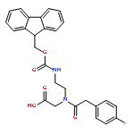 Glycine,N-[2-[[(9H-fluoren-9-ylmethoxy)carbonyl]amino]ethyl]-N-[(4-fluorophenyl)acetyl]-