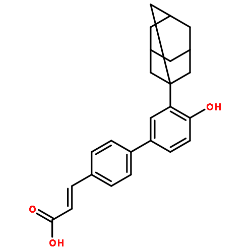 (2E)-3-{4-[3-(adamantan-1-yl)-4-hydroxyphenyl]phenyl}prop-2-enoic acid