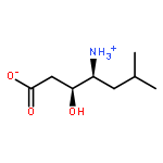 Heptanoic acid,4-amino-3-hydroxy-6-methyl-, (3S,4S)-