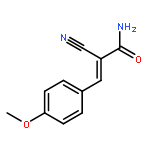 2-Propenamide, 2-cyano-3-(4-methoxyphenyl)-, (2E)-