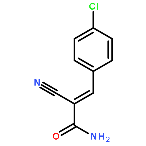 2-PROPENAMIDE, 3-(4-CHLOROPHENYL)-2-CYANO-, (2E)-