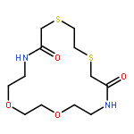 1,4-Dioxa-10,13-dithia-7,16-diazacyclooctadecane-8,15-dione