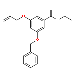 Benzoic acid, 3-(phenylmethoxy)-5-(2-propenyloxy)-, ethyl ester