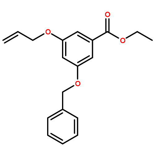 Benzoic acid, 3-(phenylmethoxy)-5-(2-propenyloxy)-, ethyl ester