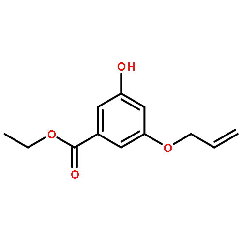 Benzoic acid, 3-hydroxy-5-(2-propenyloxy)-, ethyl ester