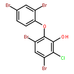 Phenol, 3,5-dibromo-2-chloro-6-(2,4-dibromophenoxy)-