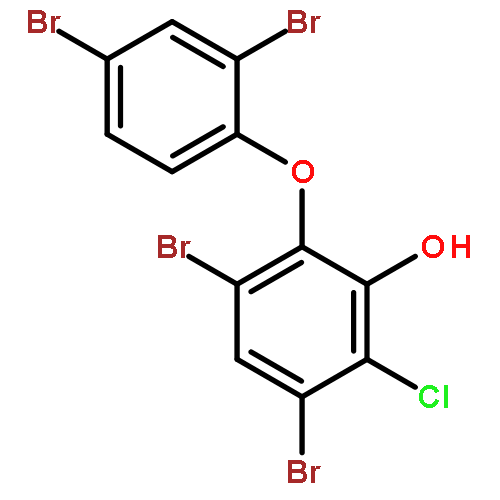 Phenol, 3,5-dibromo-2-chloro-6-(2,4-dibromophenoxy)-