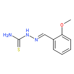 Hydrazinecarbothioamide, 2-[(2-methoxyphenyl)methylene]-, (2E)-