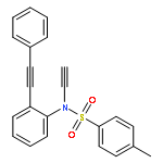 Benzenesulfonamide, N-ethynyl-4-methyl-N-[2-(phenylethynyl)phenyl]-