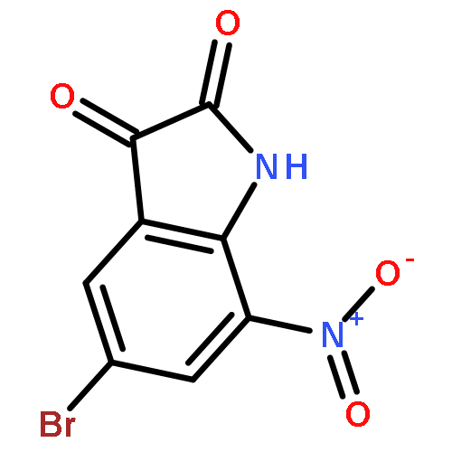 1H-Indole-2,3-dione, 5-bromo-7-nitro-