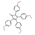 2,3,4,5-TETRAKIS(4-METHOXYPHENYL)CYCLOPENTA-2,4-DIEN-1-ONE