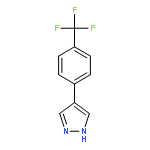 1H-Pyrazole, 4-[4-(trifluoromethyl)phenyl]-