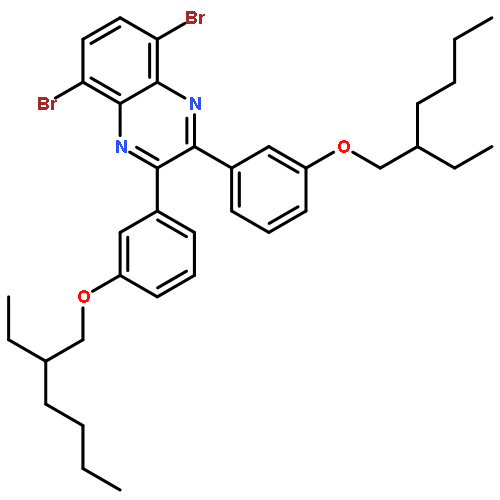 Quinoxaline, 5,8-dibromo-2,3-bis[3-[(2-ethylhexyl)oxy]phenyl]-