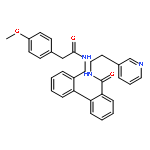 [1,1'-Biphenyl]-2-carboxamide,2'-[[[(4-methoxyphenyl)acetyl]amino]methyl]-N-[2-(3-pyridinyl)ethyl]-