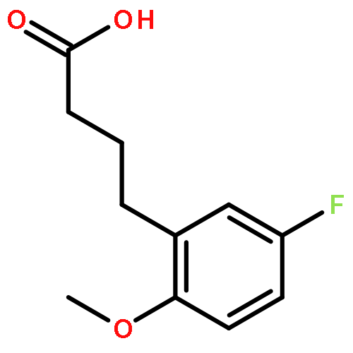 BENZENEBUTANOIC ACID, 5-FLUORO-2-METHOXY-